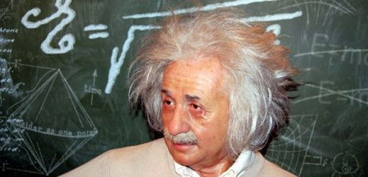 Světoznámý vědec Albert Einstein