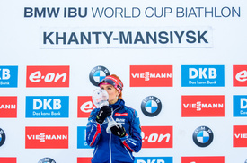 Čerstvá vítězka Světového poháru Gabriela Soukalová.