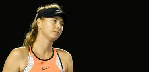 Ruská tenistka Maria Šarapovová má s meldoniem veliký problém.