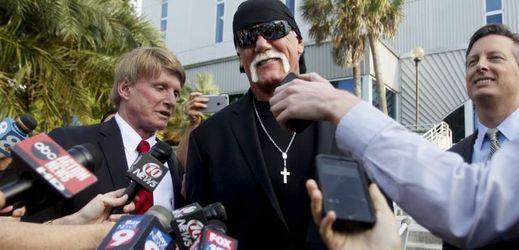 Hulk Hogan po vyhraném soudním sporu.