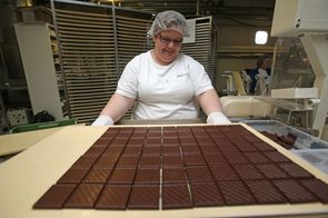 Výroba čokolády.