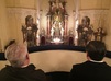 Na závěr večera prezidenti vyslechli v lánském zámeckém kostele krátký varhanní koncert.