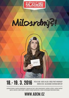 Plakát k Setkání mládeže pražské diecéze v roce 2016.