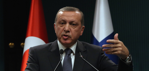 Turecký prezident Tayyip Erdogan. 