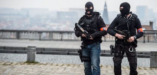 Policejní hlídky v Bruselu (ilustrační foto).