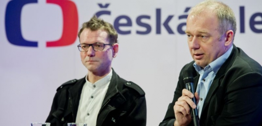 Režisér Radim Špaček (vlevo) a ředitel vývoje pořadů a programových formátů Jan Maxa.