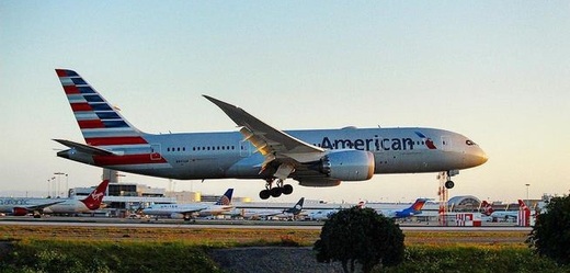 Letadla letecké společnosti American Airlines.
