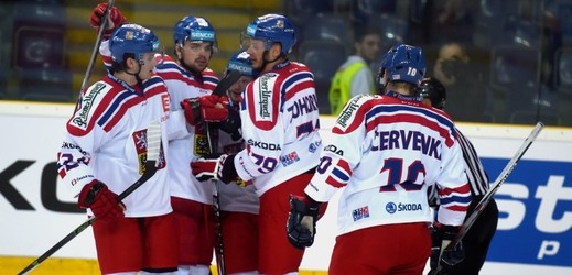 Čeští hokejoví reprezentanti.