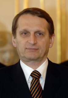 Šéf dolní komory Sergej Naryškin.