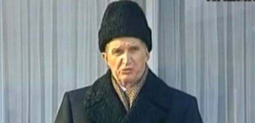 Poslední řeč diktátora Nicolae Ceaušeska před popravou. 
