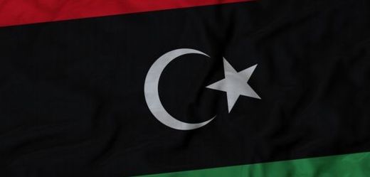 Libyjská vlajka.