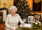 Britská královna při vánočním projevu. 