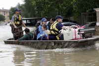 Povodně v Houstonu. 