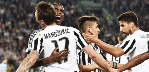 Radost fotbalistů Juventusu.