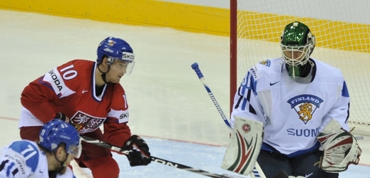 Čeští hokejisté prohráli s výběrem Finska 1:4.