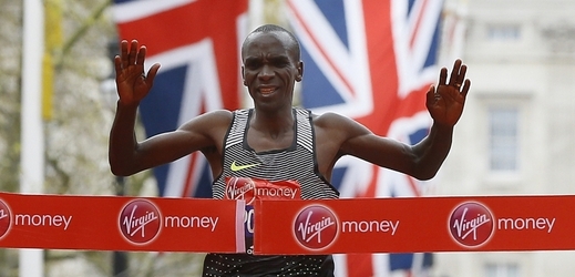 Keňský maratonec Eliud Kipchoge.