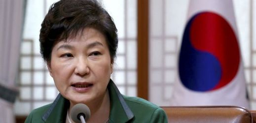 Jihokorejská prezidentka Pak Kun-hje.