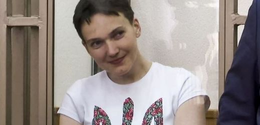 Ukrajinská letkyně Nadija Savčenková.