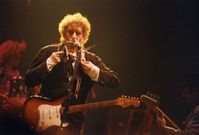 Hudebník Bob Dylan.