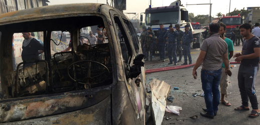 Výbuch auta v Iráku (ilustrační foto).