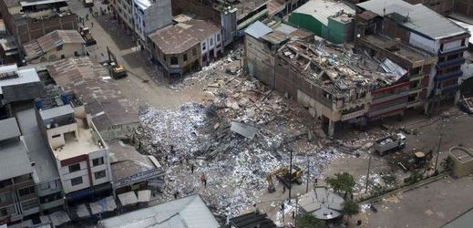 Zemětřesení v Ekvádoru.