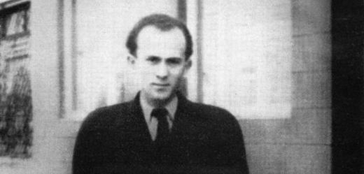 Český básník Jiří Orten, vlastním jménem Jiří Ohrenstein, na fotografii z roku 1948.