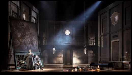 Opera Andrea Chénier v režii Michala Dočekala a na scéně Martina Chocholouška.