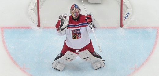 Brankář české hokejové reprezentace Pavel Francouz.