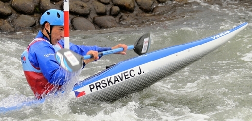 Český vodní slalomář Jiří Prskavec.