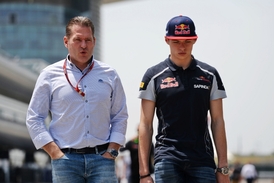 Max Verstappen s otcem Josem.
