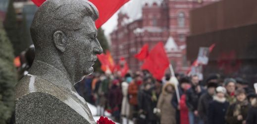Busta sovětského diktátora Josifa Stalina.