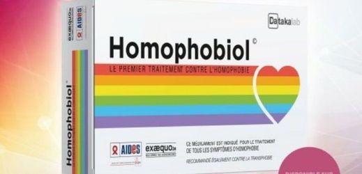 Lék na homofobii Homophobiol.