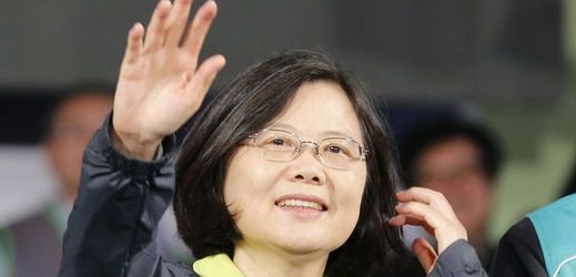 Nová tchajwanská prezidentka Cchaj Jing-wen.