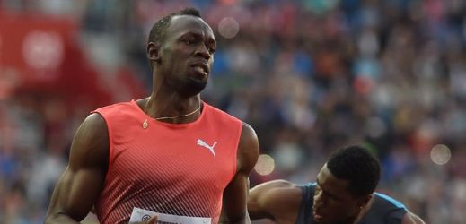 Sprinter Usain Bolt byl v Ostravě bezkonkurenční. 