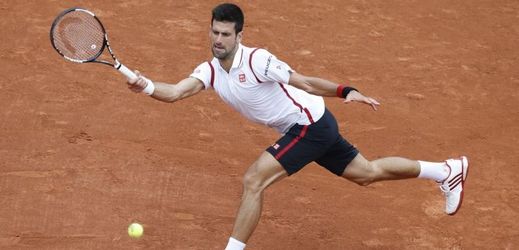 Světová jednička Novak Djokovič na French Open