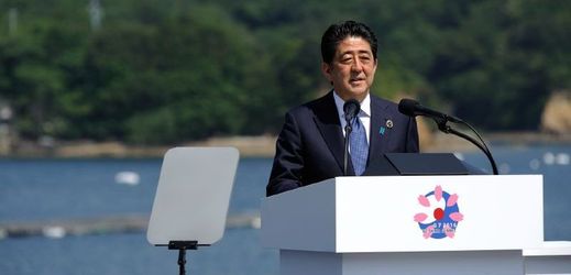 Japonský ministerský předseda Shinzo Abe.