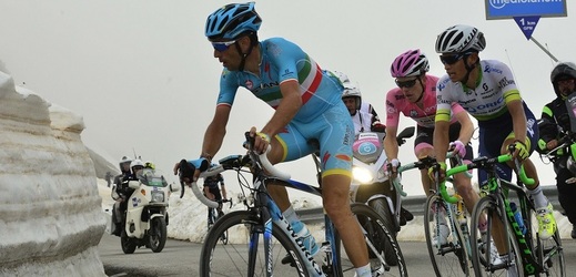 Italský cyklista Vincenzo Nibali. 