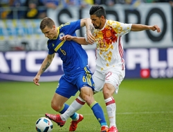 Španělský útočník Nolito vstřelil v přípravném utkání s Bosnou a Hercegovinou dvě branky.