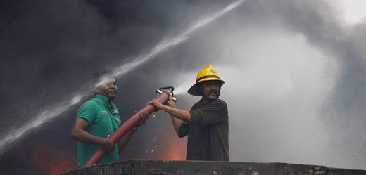 Požár v Indii (ilustrační foto). 