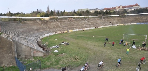 Stadion Za Lužánkami.