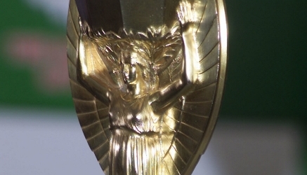 Replika poháru Zlaté Niké pro vítěze mistrovství světa.