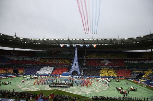 Slavnostní zahájení na stadionu Stade de France