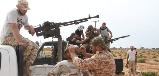 Libyjská armáda v Syrtě.