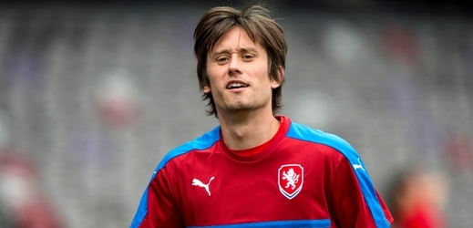 Kapitán české fotbalové reprezentace Tomáš Rosický.