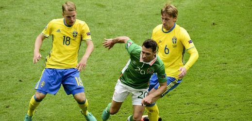 Švédsko narazilo v rámci utkání skupiny E na Irsko. 