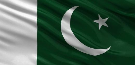 Pákistánská vlajka. 
