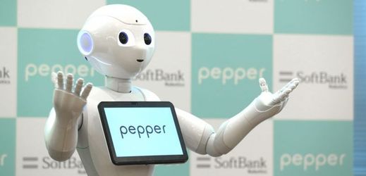 Robot Pepper měří 140 centimetrů.