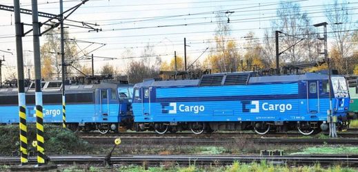 Nákladní vlak z flotily ČD Cargo.