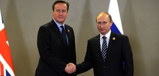 David Cameron a Vladimír Putin.