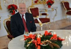 Václav Klaus na fotografii z prosince 2012, v době své druhé prezidentské pětiletky.